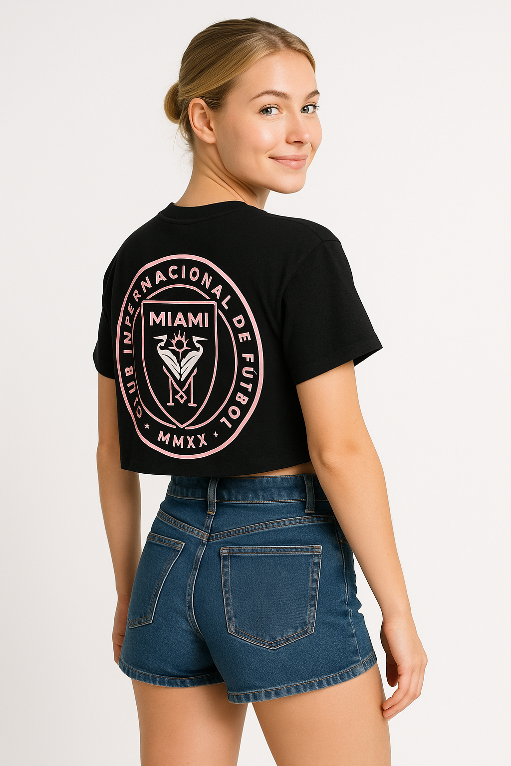 Crop Siyah T-shirt