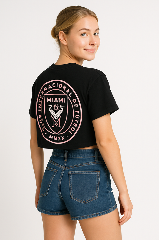 Crop Siyah T-shirt