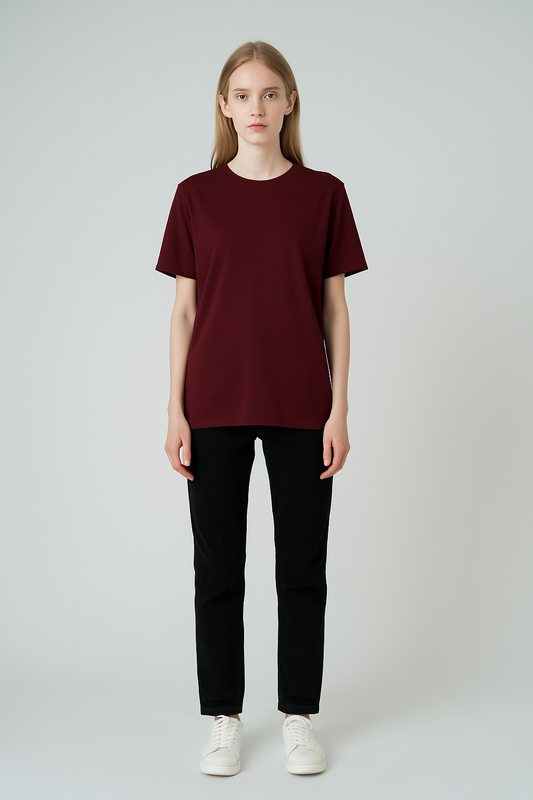 Basic Sıfır Yaka T-shirt
