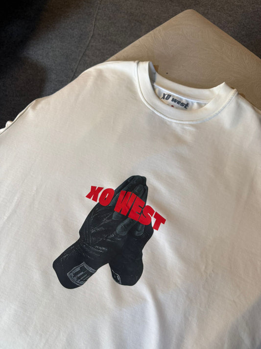 Boksör T-shirt Beyaz