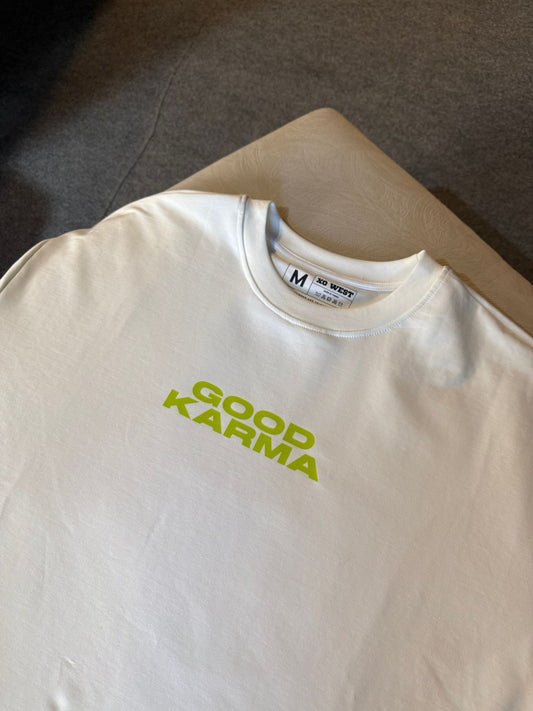 Good Karma T-shirt Beyaz