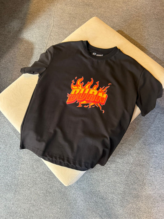 Burn T-shirt Siyah