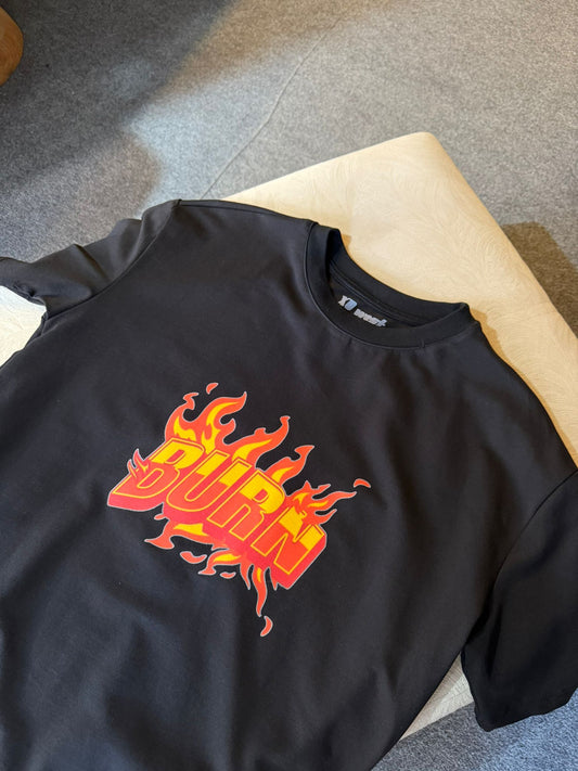 Burn T-shirt Siyah