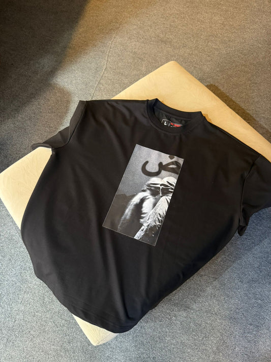 Arapça Yazılı T-shirt Siyah