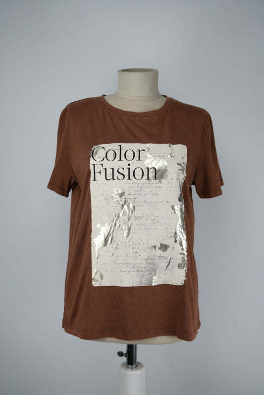 Yazılı Basklı T-shirt